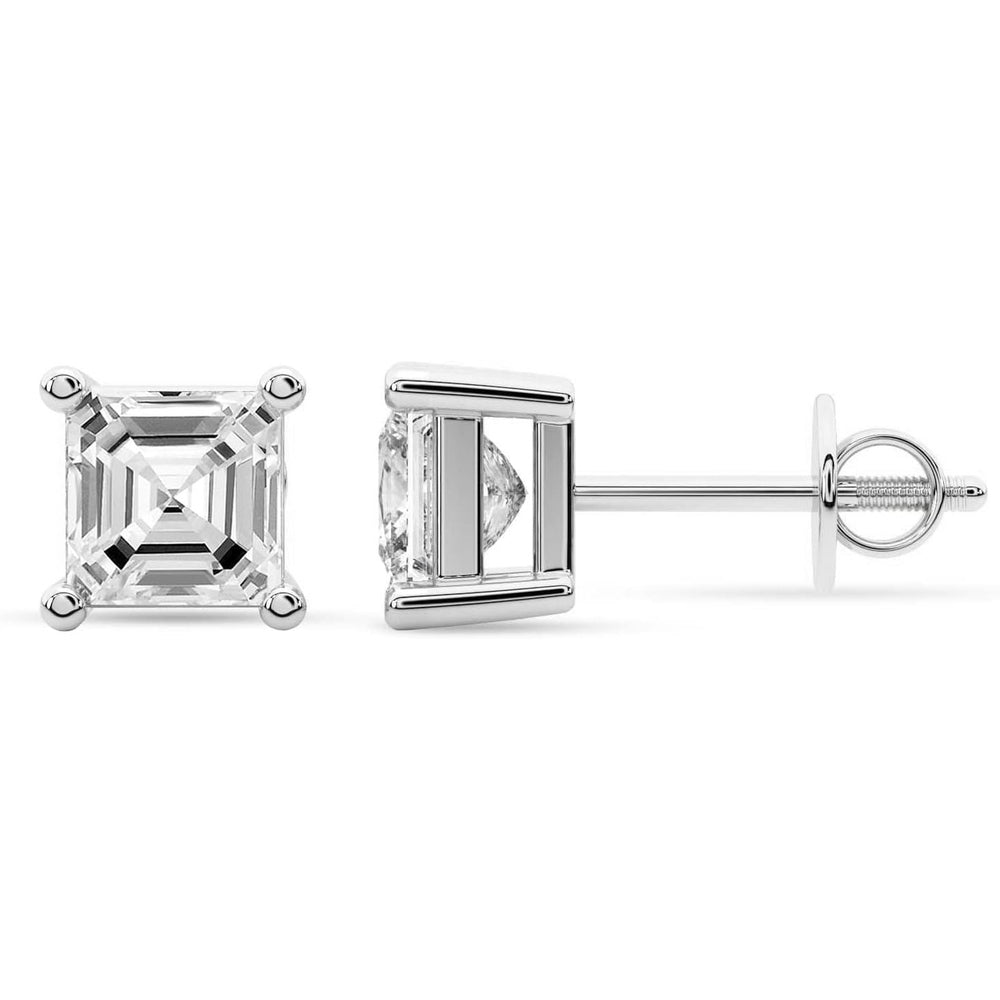 1–12 Carat Lab Grown Diamond Stud Earrings in 14K Gold - Future Jewelry