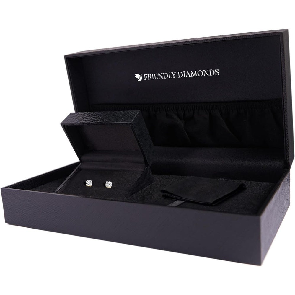 1–12 Carat Lab Grown Diamond Stud Earrings in 14K Gold - Future Jewelry