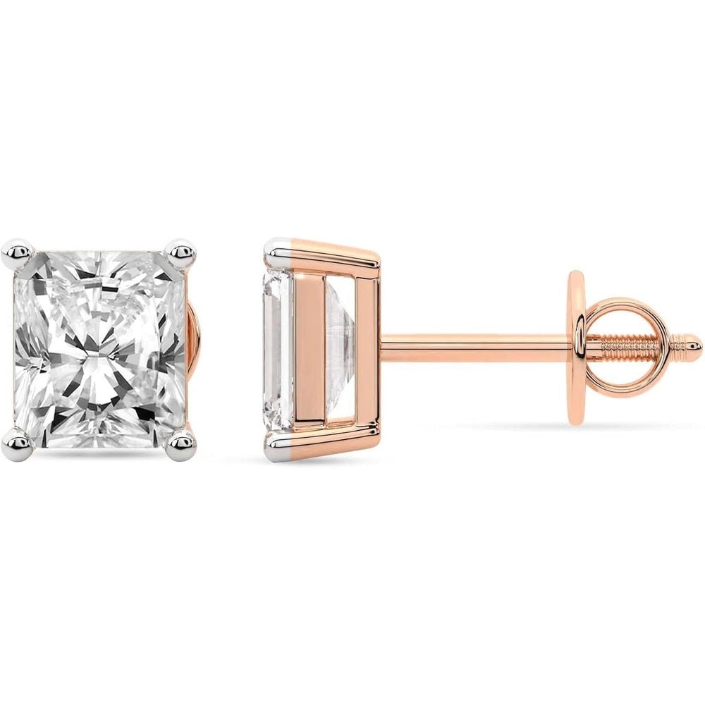1–12 Carat Lab Grown Diamond Stud Earrings in 14K Gold - Future Jewelry