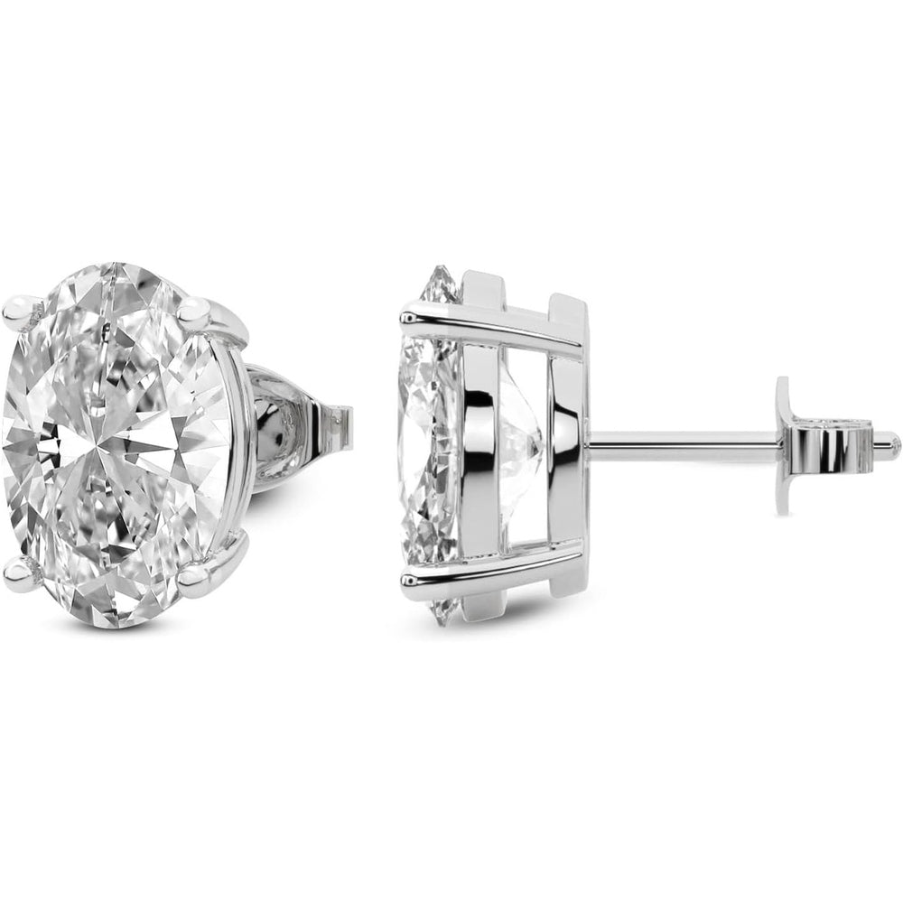 1–12 Carat Lab Grown Diamond Stud Earrings in 14K Gold - Future Jewelry