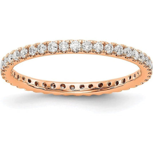 1/2 Carat Lab Grown Diamond Band in 14K Rose Gold - Future Jewelry
