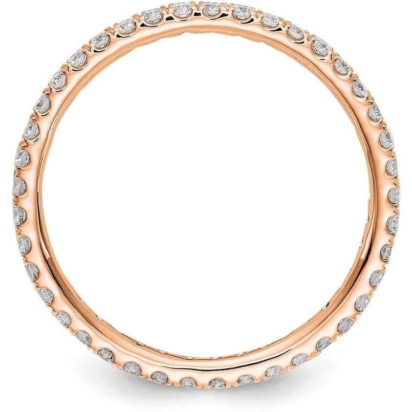 1/2 Carat Lab Grown Diamond Band in 14K Rose Gold - Future Jewelry