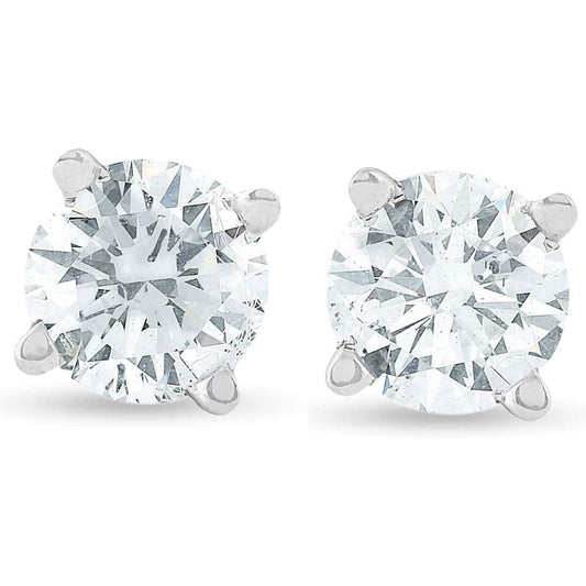 1/2 Carat Lab Grown Diamond Stud Earrings in 14K Gold - Future Jewelry