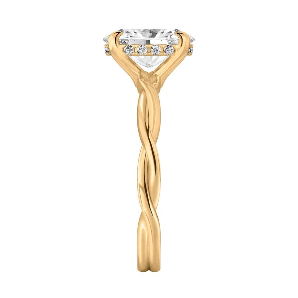 1.20 Carat Lab Grown Diamond Ring in 18K Yellow Gold - Future Jewelry