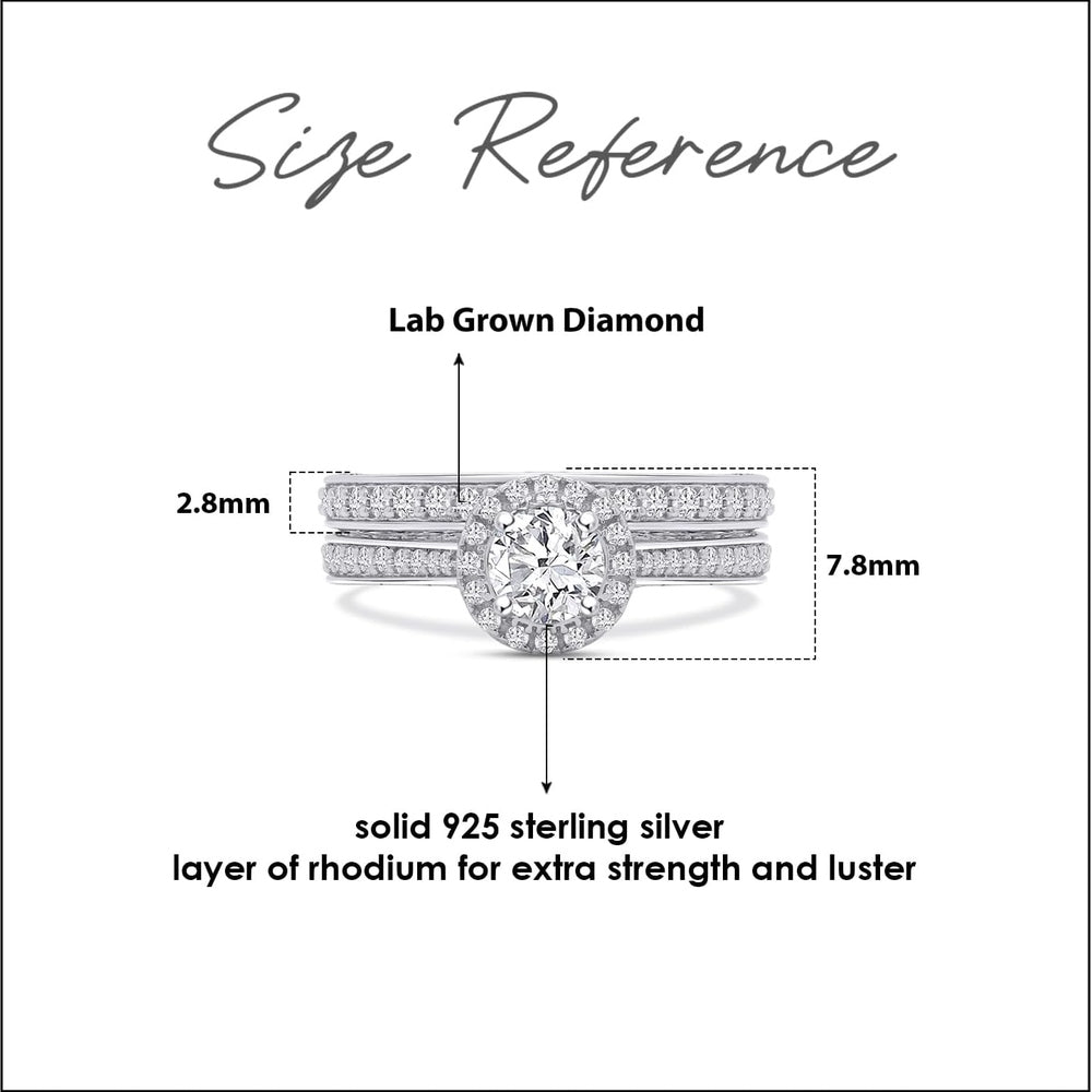 1.33 Carat Halo Vintage Style Diamond Bridal Set Ring - Future Jewelry