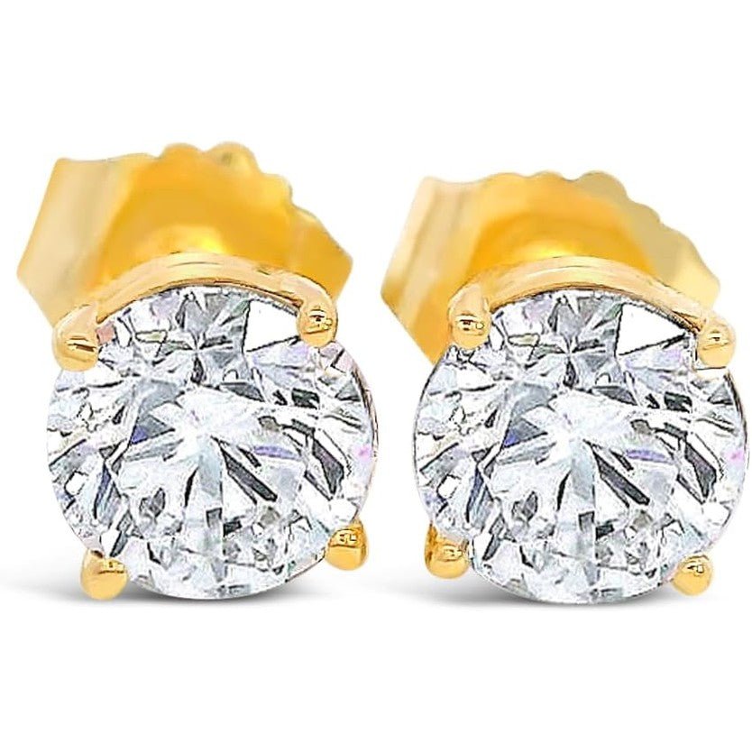 1/4–3 Carat Lab Grown Diamond Stud Earrings in 14K Gold - Future Jewelry