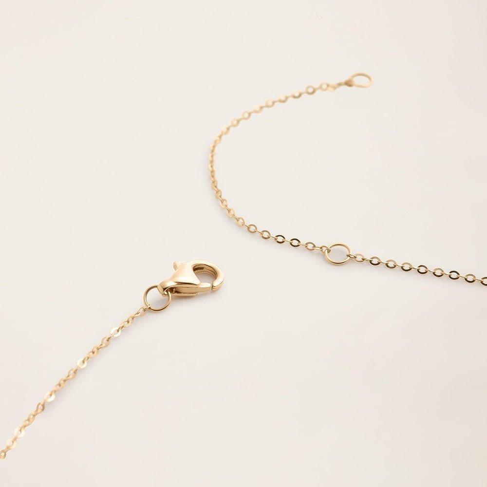 14k Solid Gold Diamond Solitaire Necklace Series,No fading, No allergies, Non gold - plating,Lab grown Diamond, DEF VS~VVS, Classic,Lobster buckle - Future Jewelry