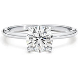 2 Carat Lab Grown Diamond Engagement Ring, 14K White Gold