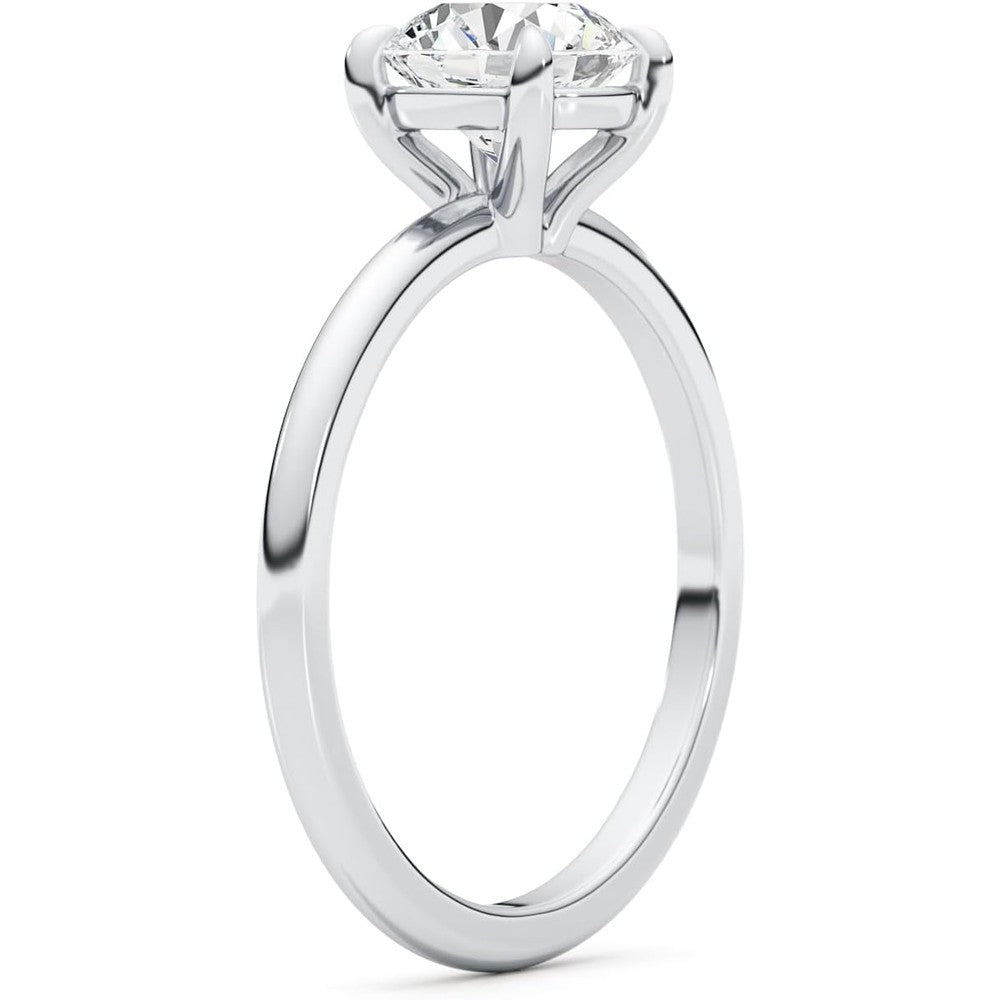 14k White Gold Engagement Ring/Wedding Ring With 0.20 to 2.00 Carats Lab Grown Diamond (E Color, VS1 Clarity) Rings For Women - Future Jewelry