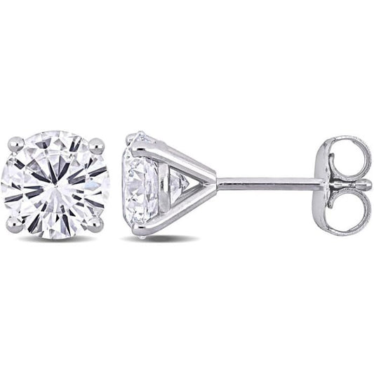 1–5 Carat Lab Grown Diamond Stud Earrings – 4 Prong Set - Future Jewelry