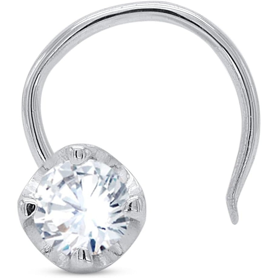 1.5mm - 3mm Lab - Grown Diamond Nose Pin & Stud in 14K Gold, 20 Gauge, Color G - H, Clarity VS - SI - Future Jewelry