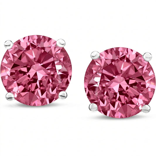 1–6 Carat Lab Grown Diamond Stud Earrings 4 - Prong Set - Future Jewelry