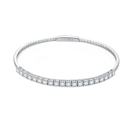 18K White Gold Lab Grown Diamond Tennis Bracelet - Future Jewelry