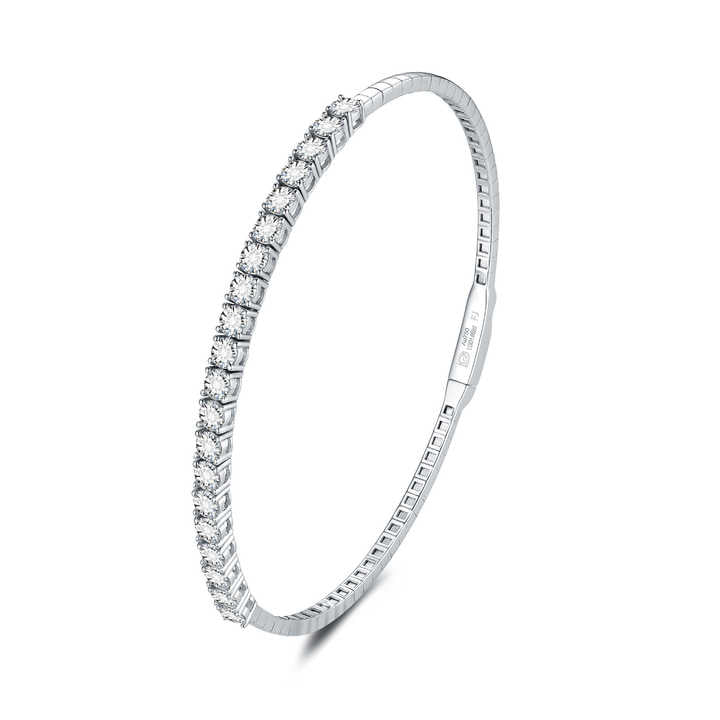 18K White Gold Lab Grown Diamond Tennis Bracelet - Future Jewelry