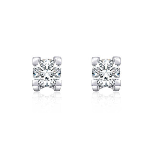 2 Carat Lab Grown Diamond Stud Earrings in 18K Gold - Future Jewelry