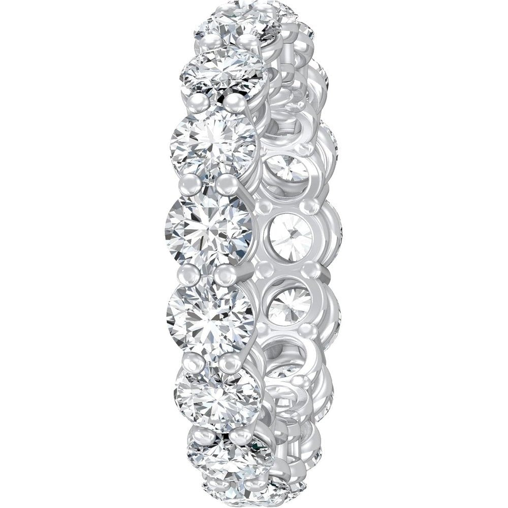 2 Carat to 5 Carat (CT. T.W.) Lab Grown Diamond Eternity Band Ring for Women |10K Yellow or White Gold Wedding Anniversary Band Ring - Future Jewelry
