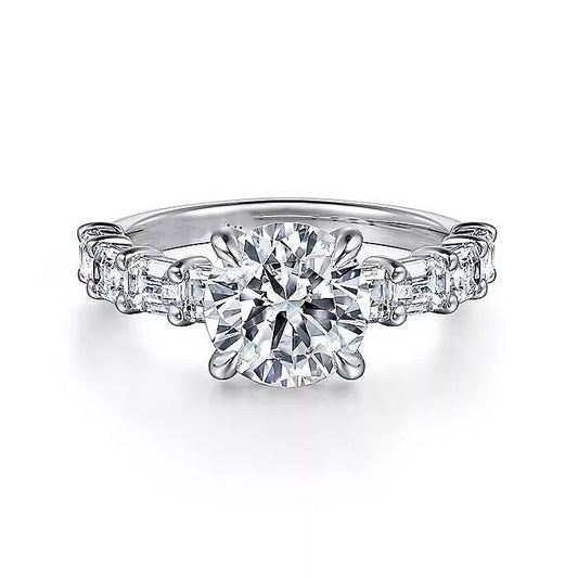 2.00 Carat Diamond Ring in 14K or 18K White Gold - Future Jewelry