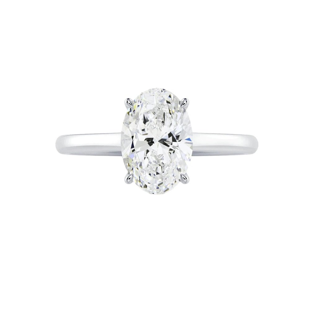 2.00 Carat Lab Grown Diamond Ring in 14K White Gold - Future Jewelry