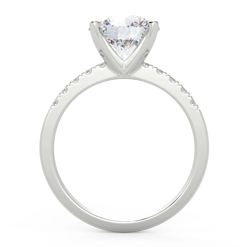 2.15 Carat Lab - Grown Diamond Engagement Ring in 14K White Gold - Future Jewelry
