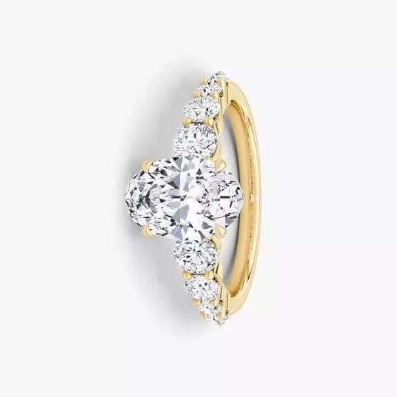 2.20 Carat Lab - Grown Diamond Engagement Ring in 14K Yellow Gold - Future Jewelry