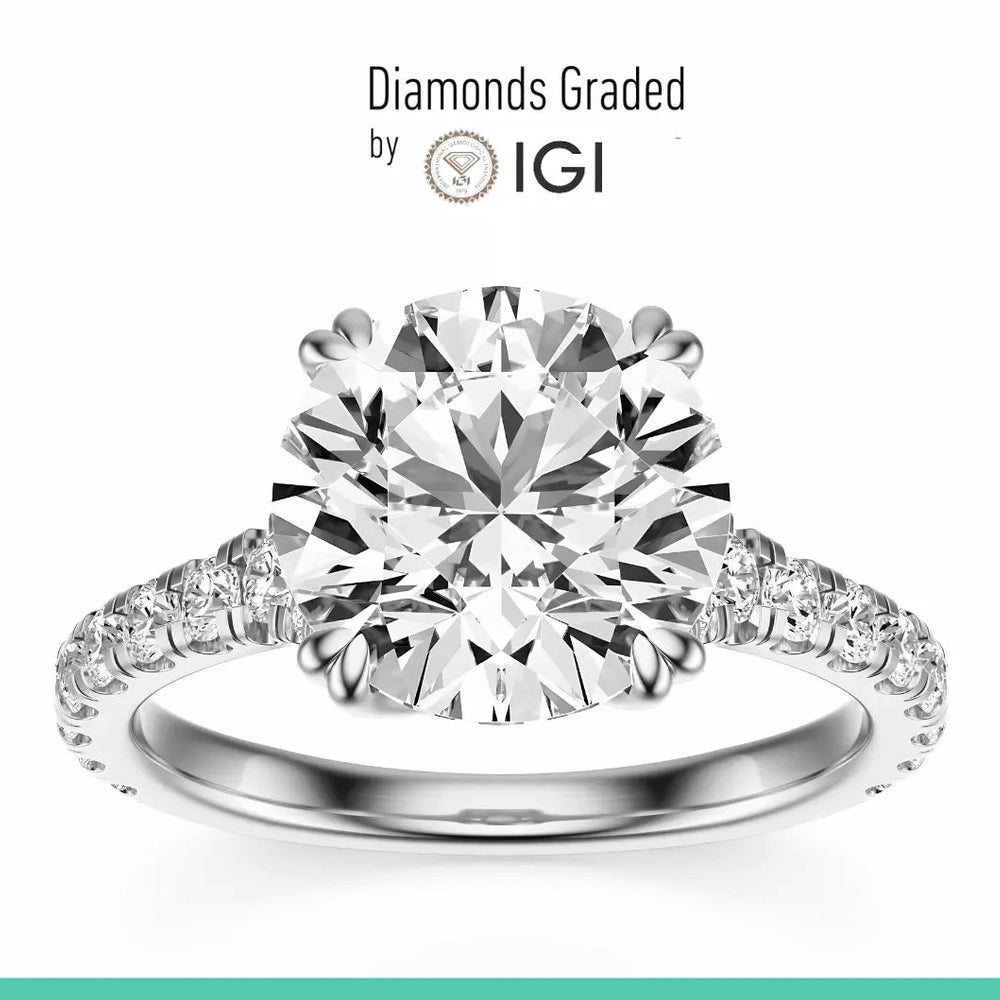 2.40 Carat Lab - Grown Diamond Engagement Ring in 14K White Gold - Future Jewelry