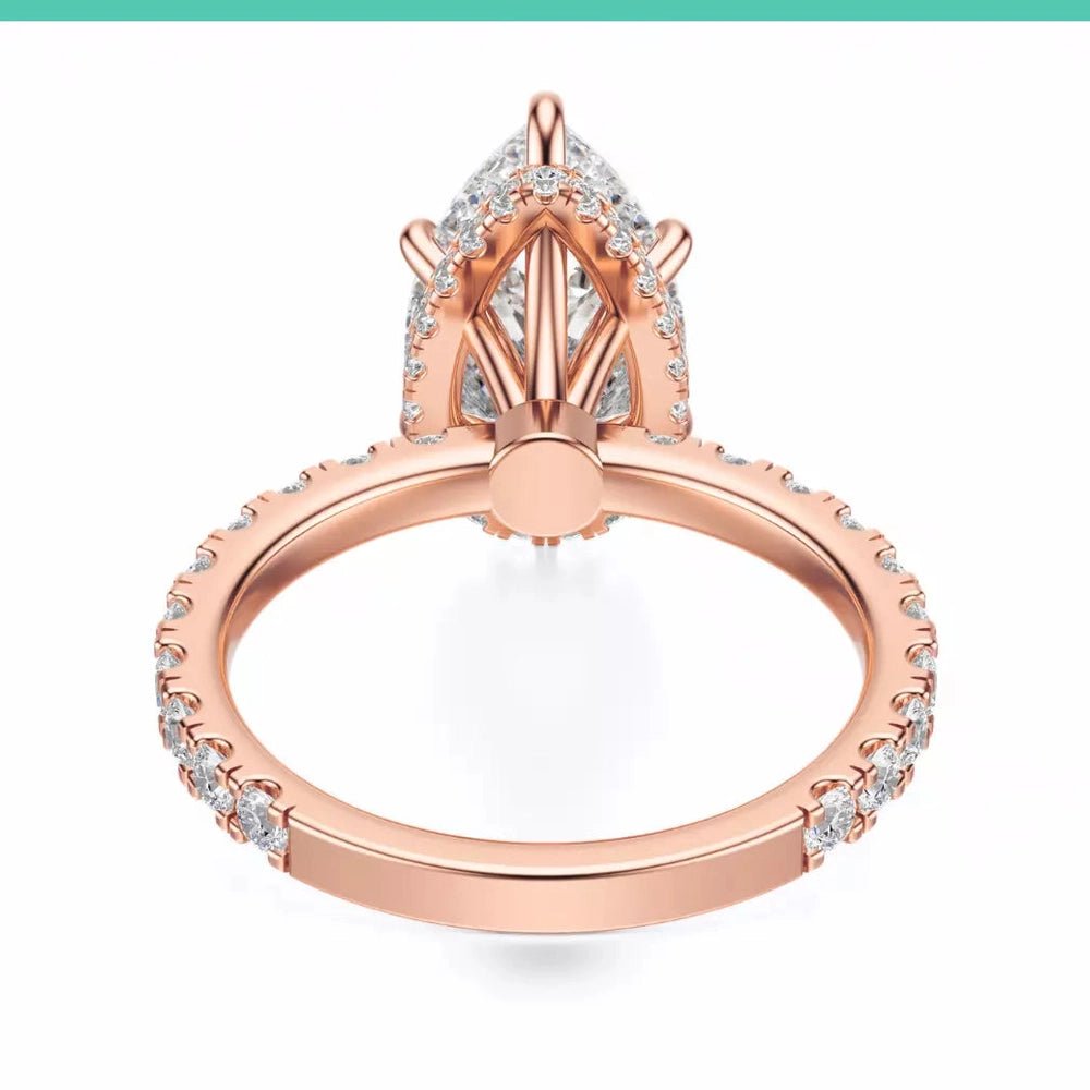2.50 Carat Lab - Grown Diamond Engagement Ring in 14K Rose Gold - Future Jewelry