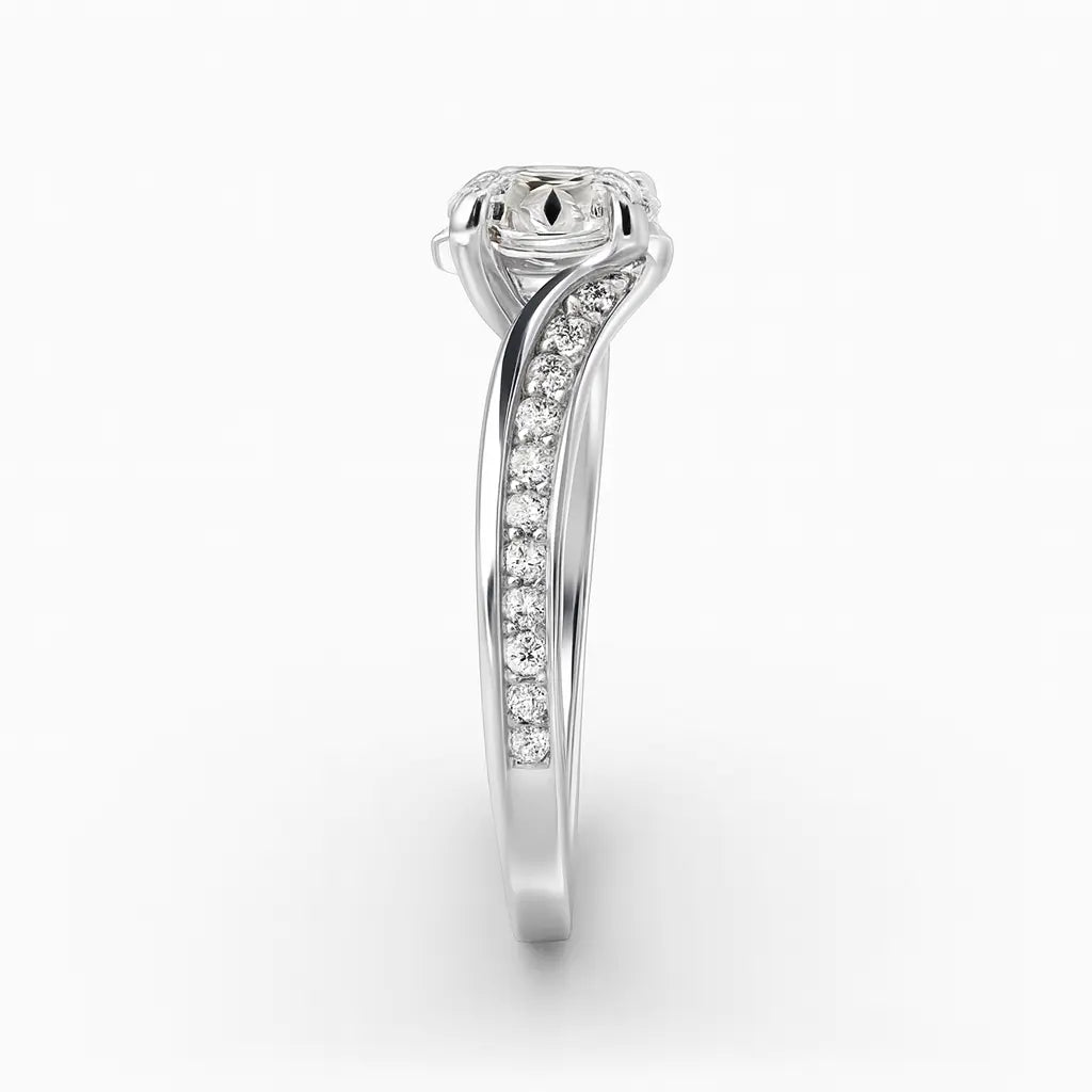 3 Carat Lab Diamond Ring in 18K Yellow Gold Future Jewelry