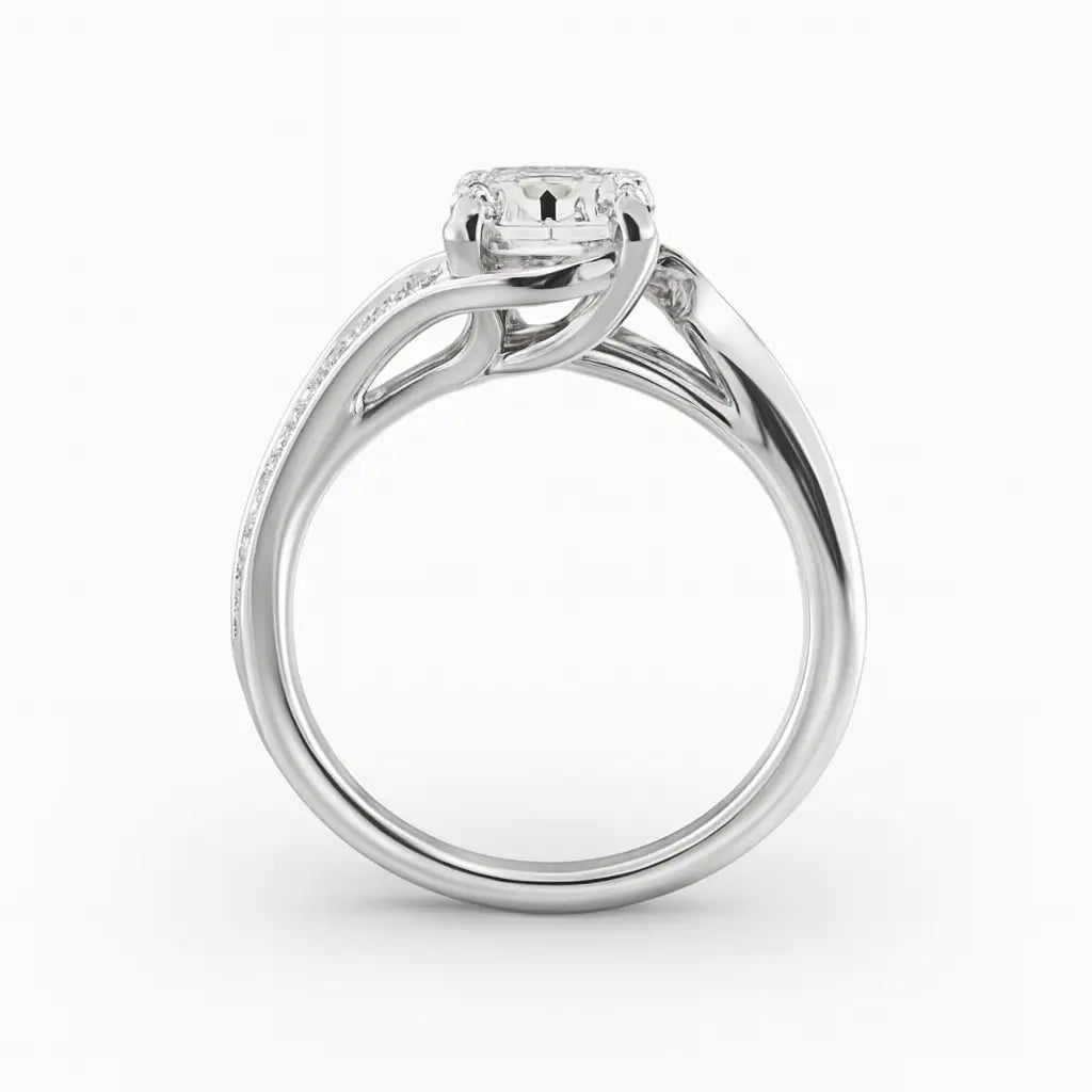 3 Carat Lab Diamond Ring in 18K Yellow Gold Future Jewelry