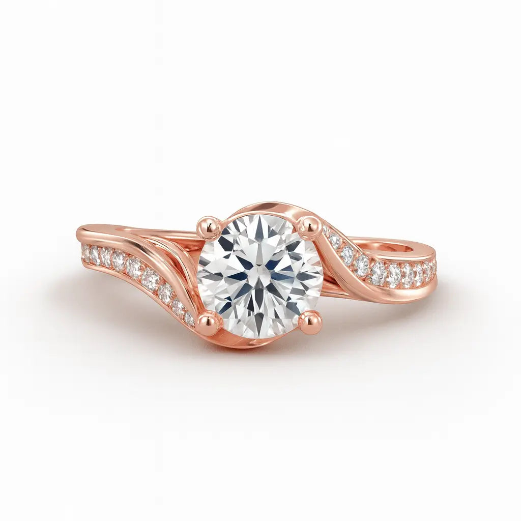 3 Carat Lab Diamond Ring in 18K Yellow Gold Future Jewelry