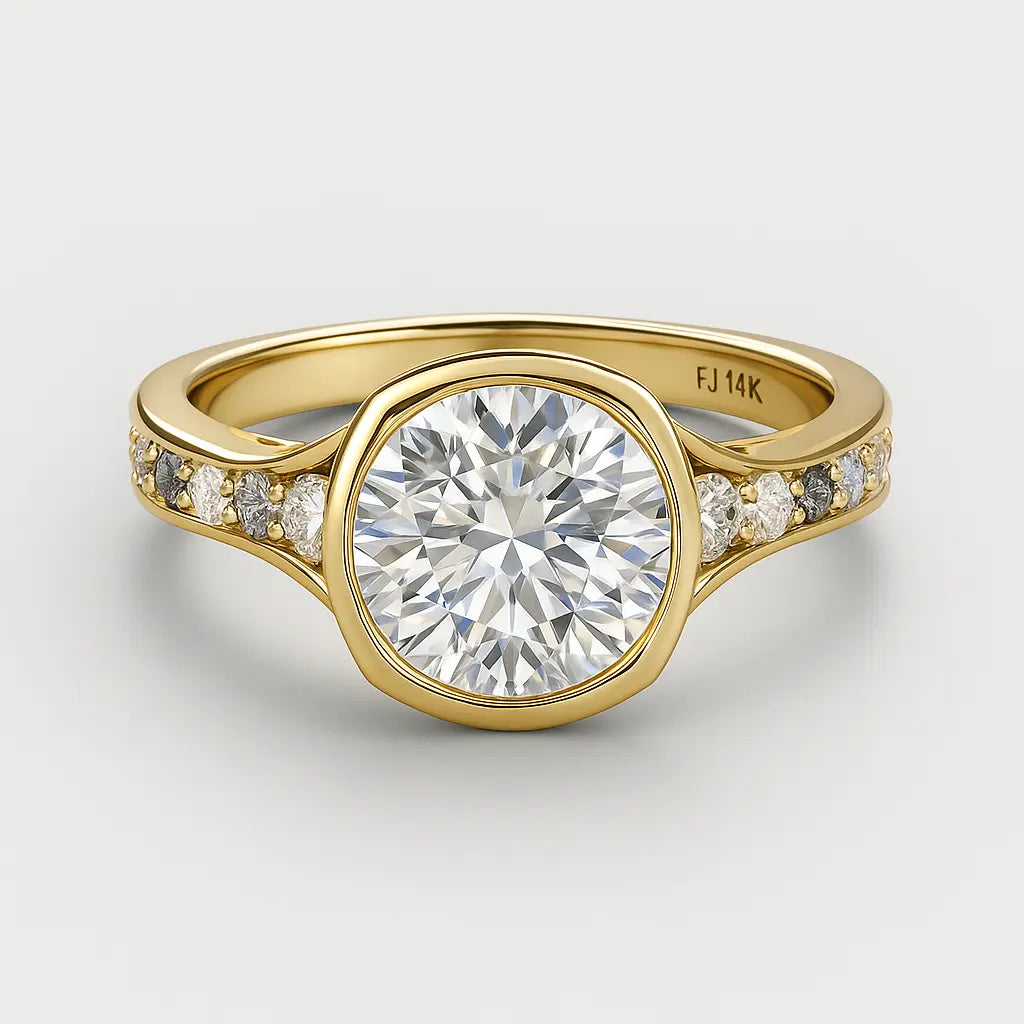 3 Carat Diamond Ring - Hero of Lab Grown Diamond Ring in 14K White Gold - Future Jewelry