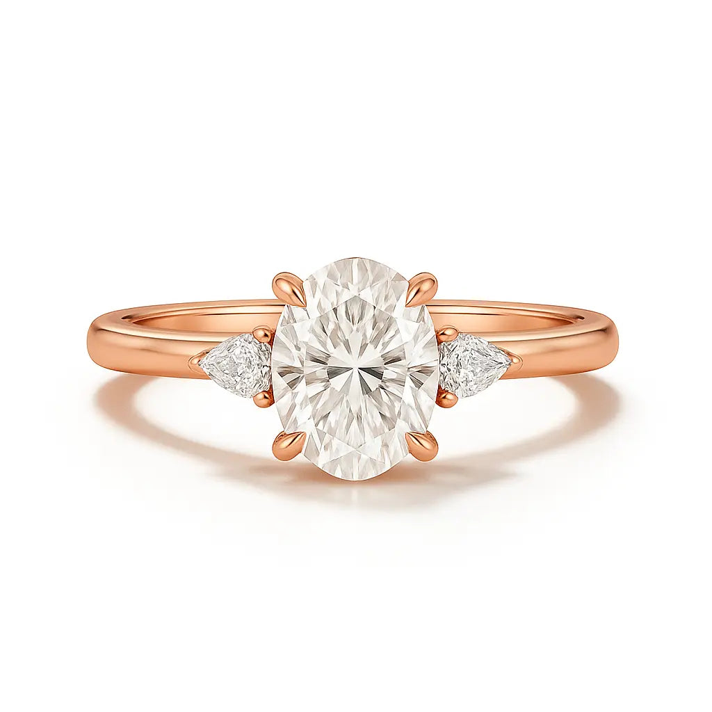 3 Carat Diamond Ring - Hero of Lab Grown Diamond Ring in 14K White Gold - Future Jewelry