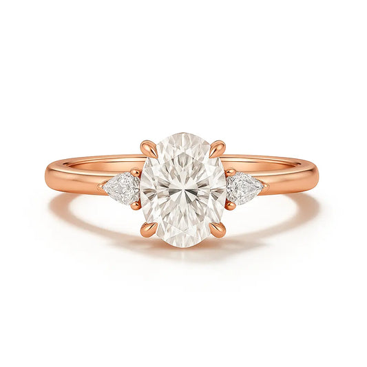 3 Carat Diamond Ring - Hero of Lab Grown Diamond Ring in 14K White Gold - Future Jewelry