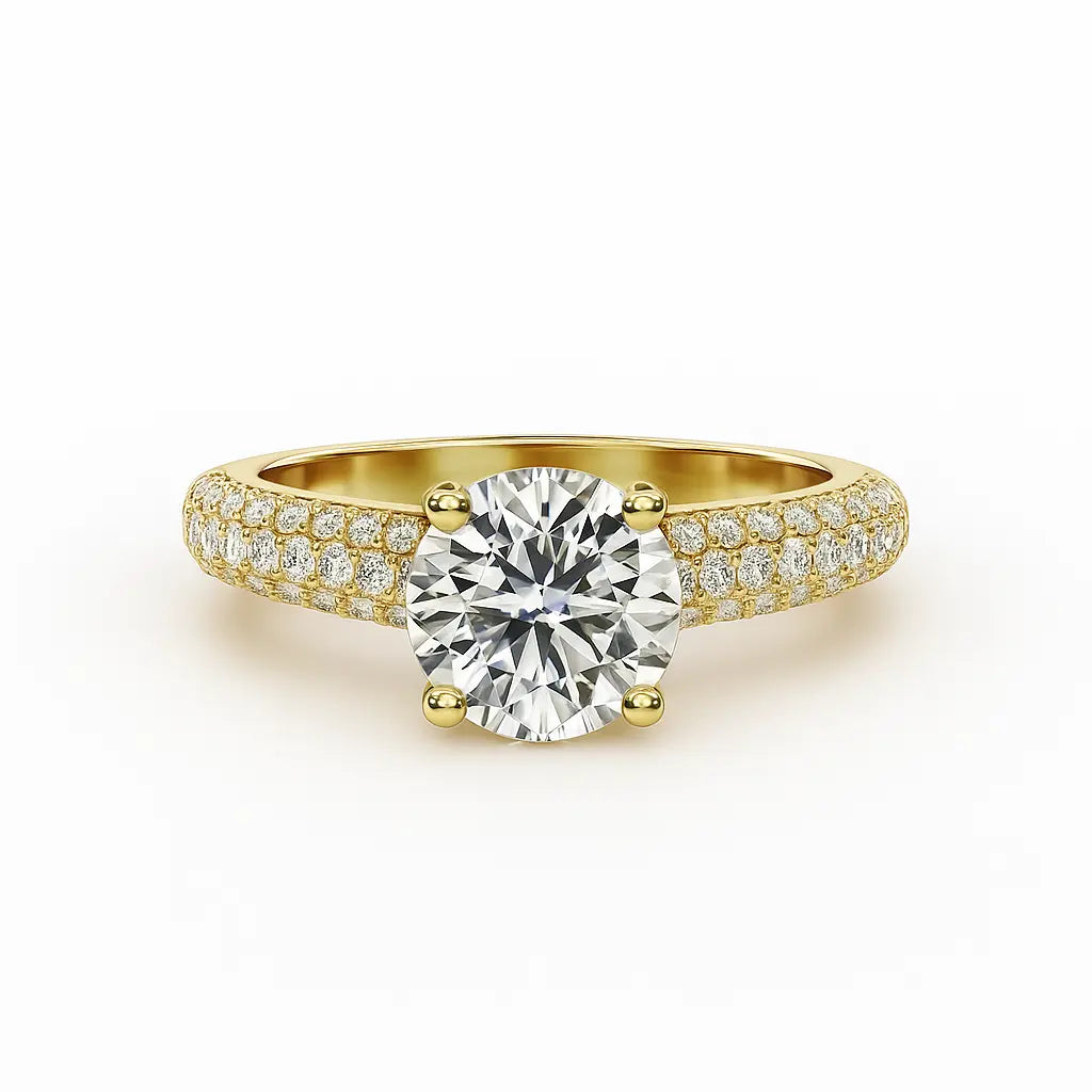 3 Carat Diamond Ring - Hero of Lab Grown Diamond Ring in 18K White Gold - Future Jewelry