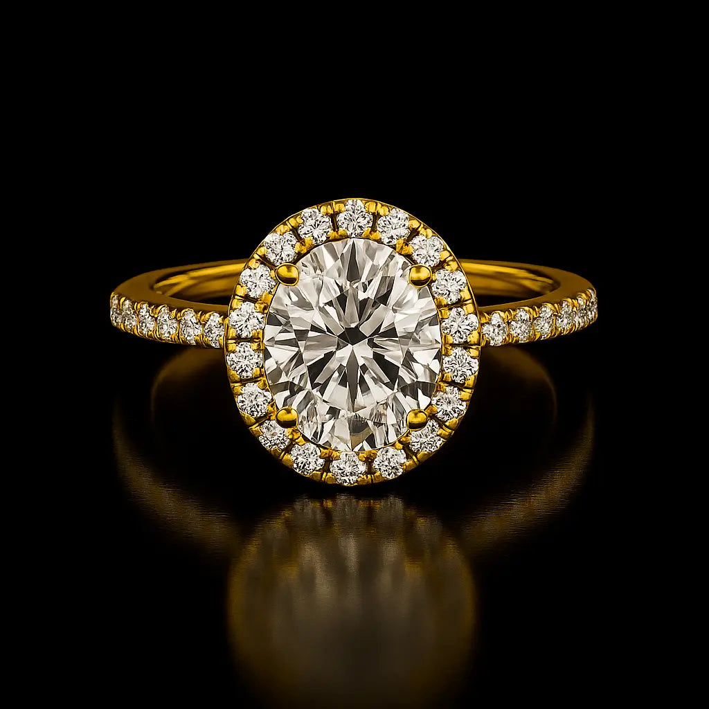 3 Carat Diamond Ring - Hero of Lab Grown Diamond Ring in 18K Yellow Gold - Future Jewelry
