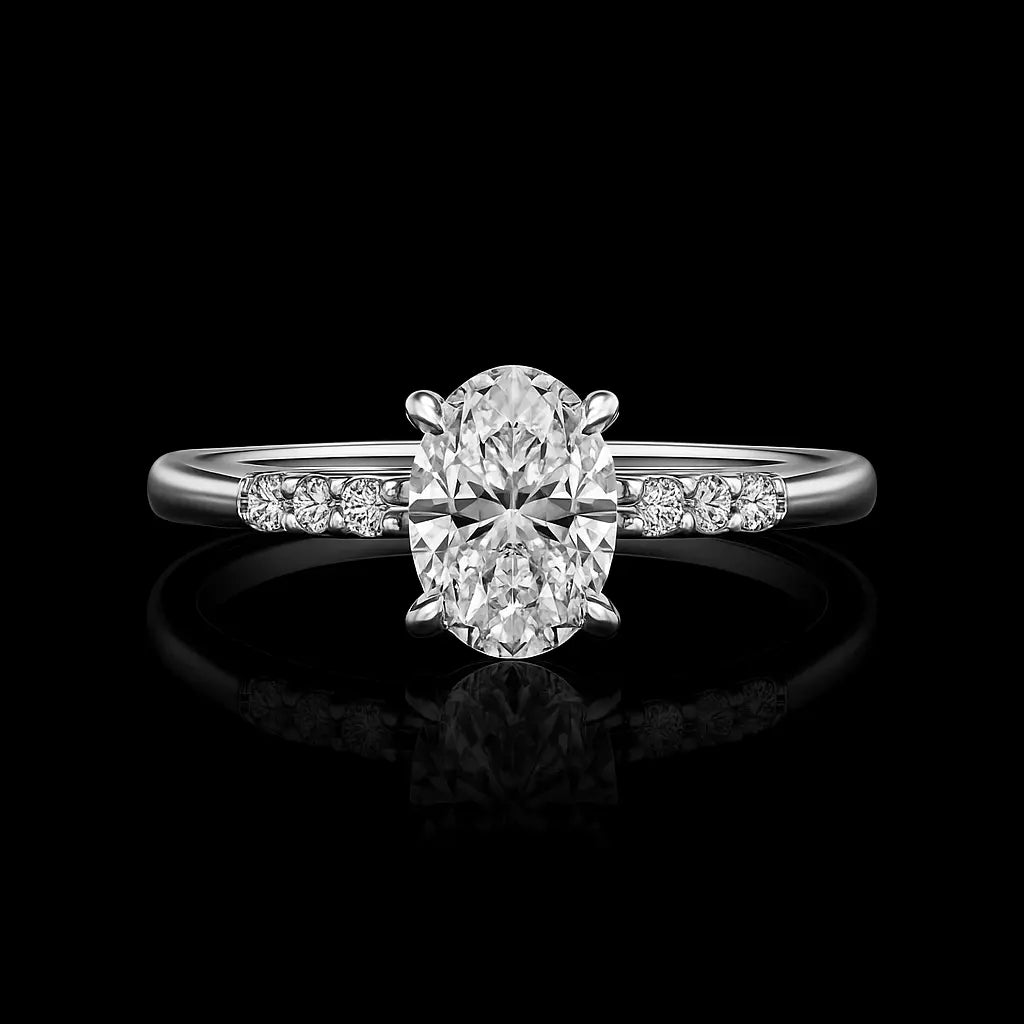 3 Carat Diamond Ring - Hero of Lab Grown Diamond Ring in 18K Yellow Gold - Future Jewelry