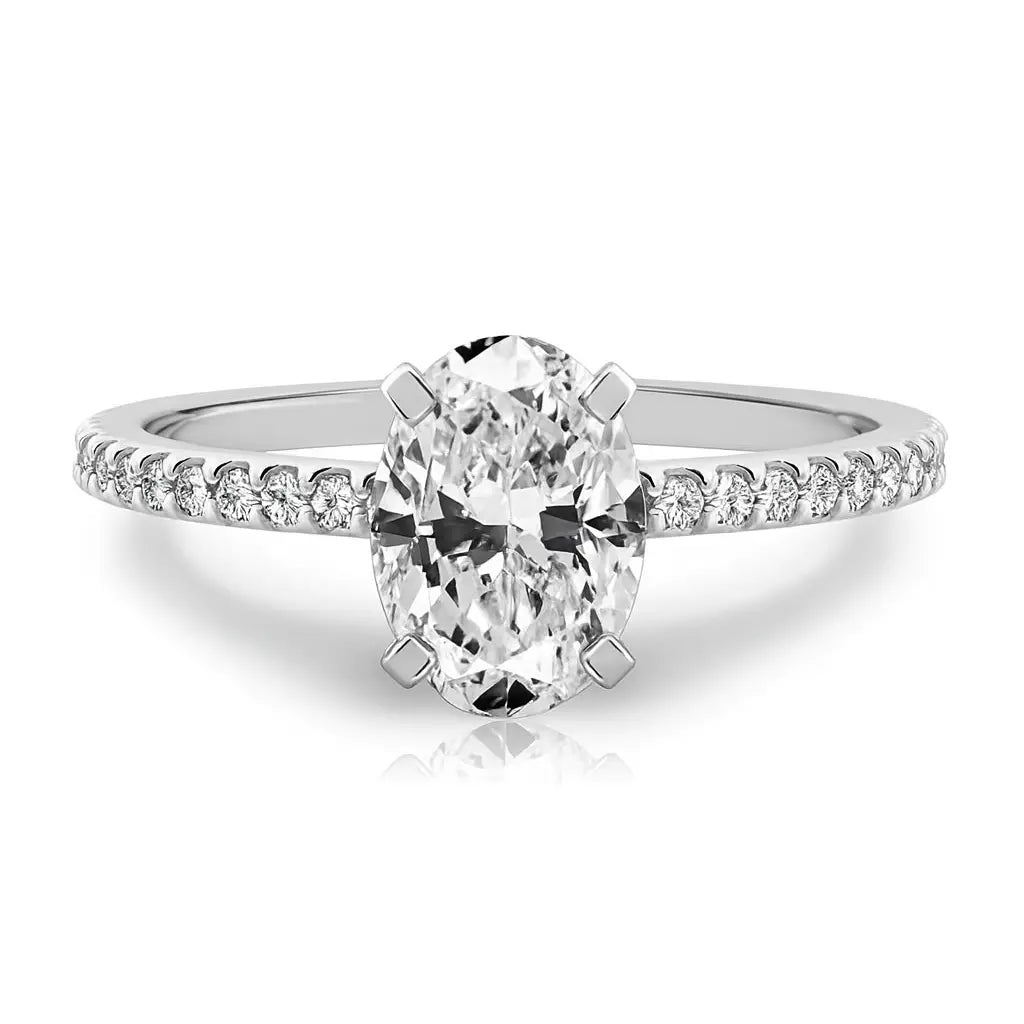 3 Carat Diamond Ring - Hero of Lab Grown Diamond Ring in 18K Yellow Gold - Future Jewelry