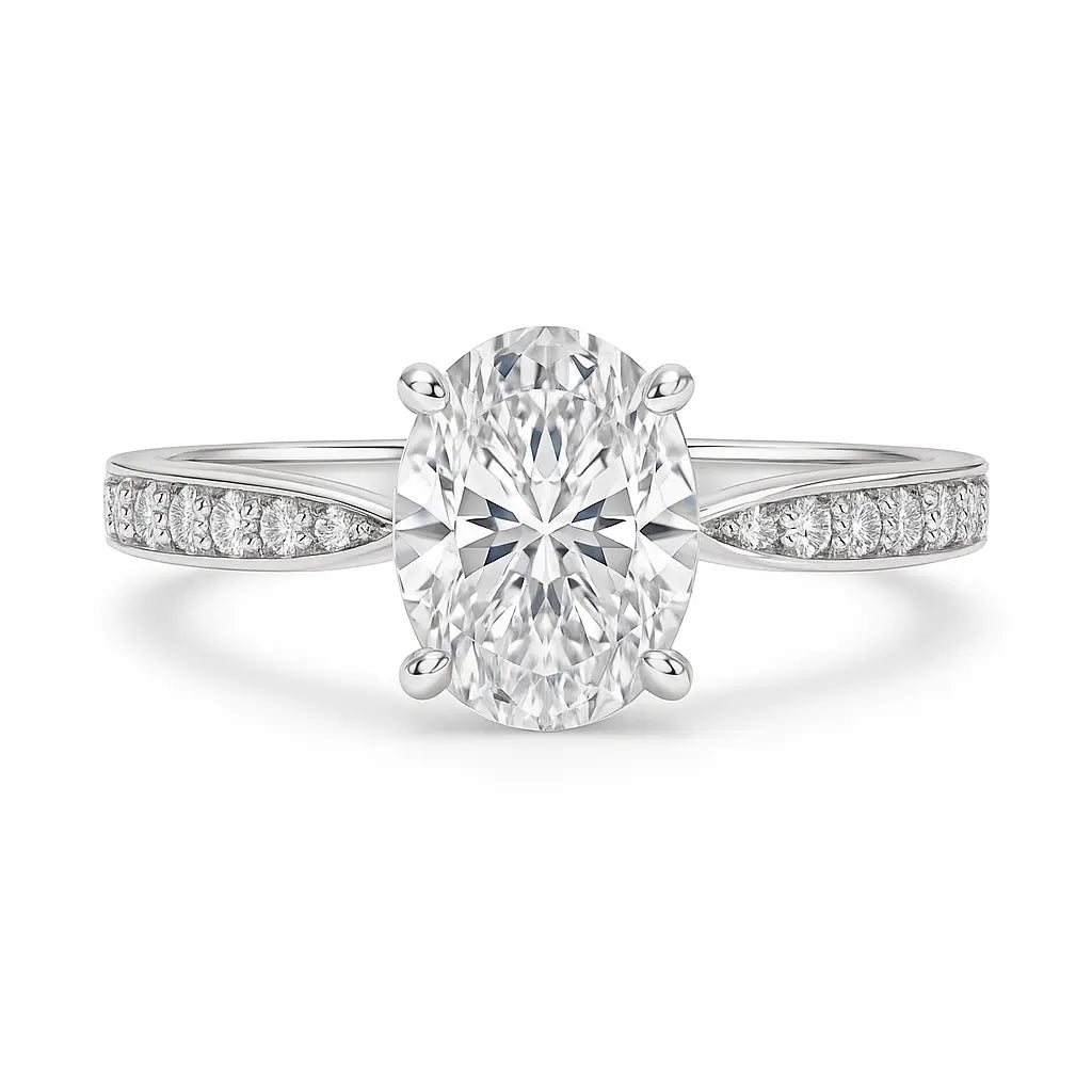 3 Carat Lab Diamond Ring in 14K Yellow Gold Future Jewelry