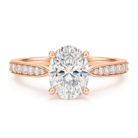 3 Carat Lab Diamond Ring in 14K Yellow Gold Future Jewelry