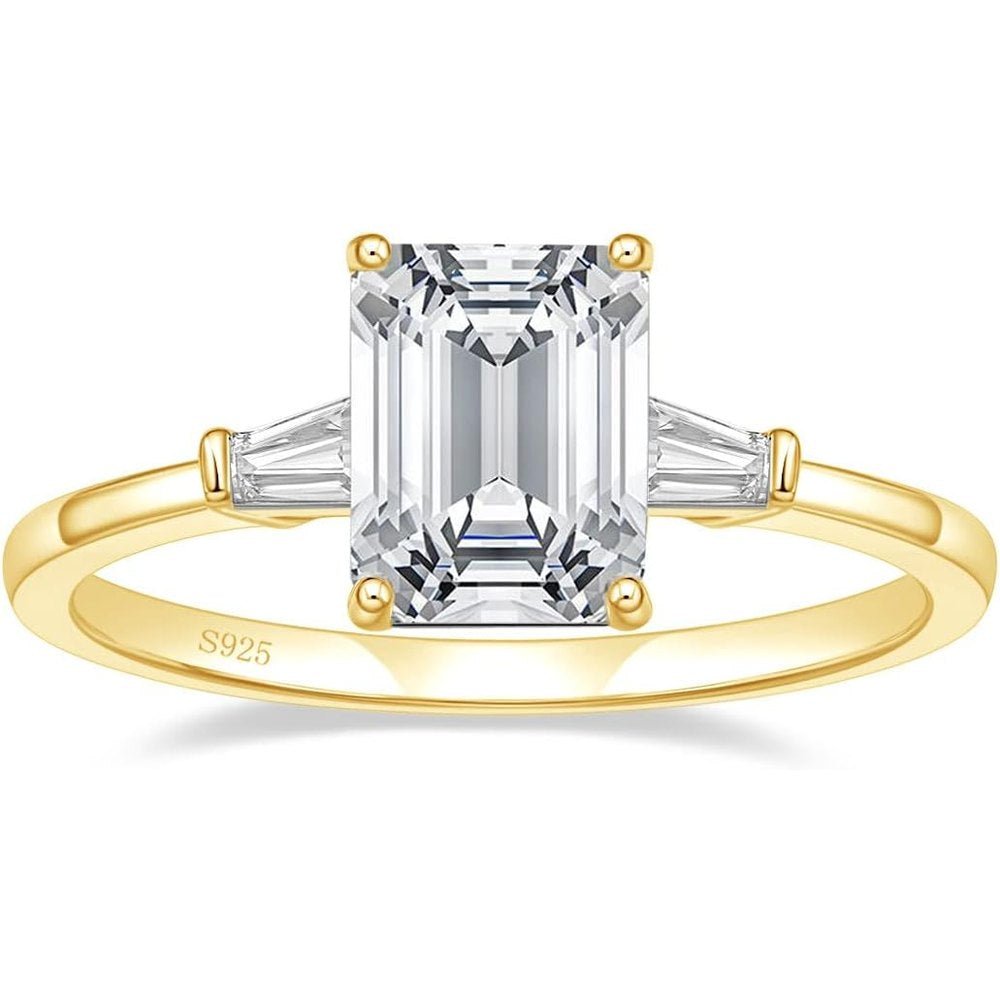 3 Carat Lab Grown Diamond Engagement Ring in Silver - Future Jewelry