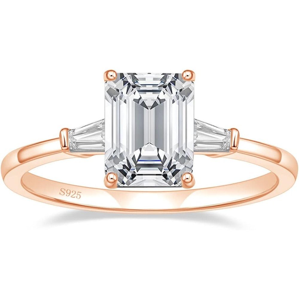 3 Carat Lab Grown Diamond Engagement Ring in Silver - Future Jewelry