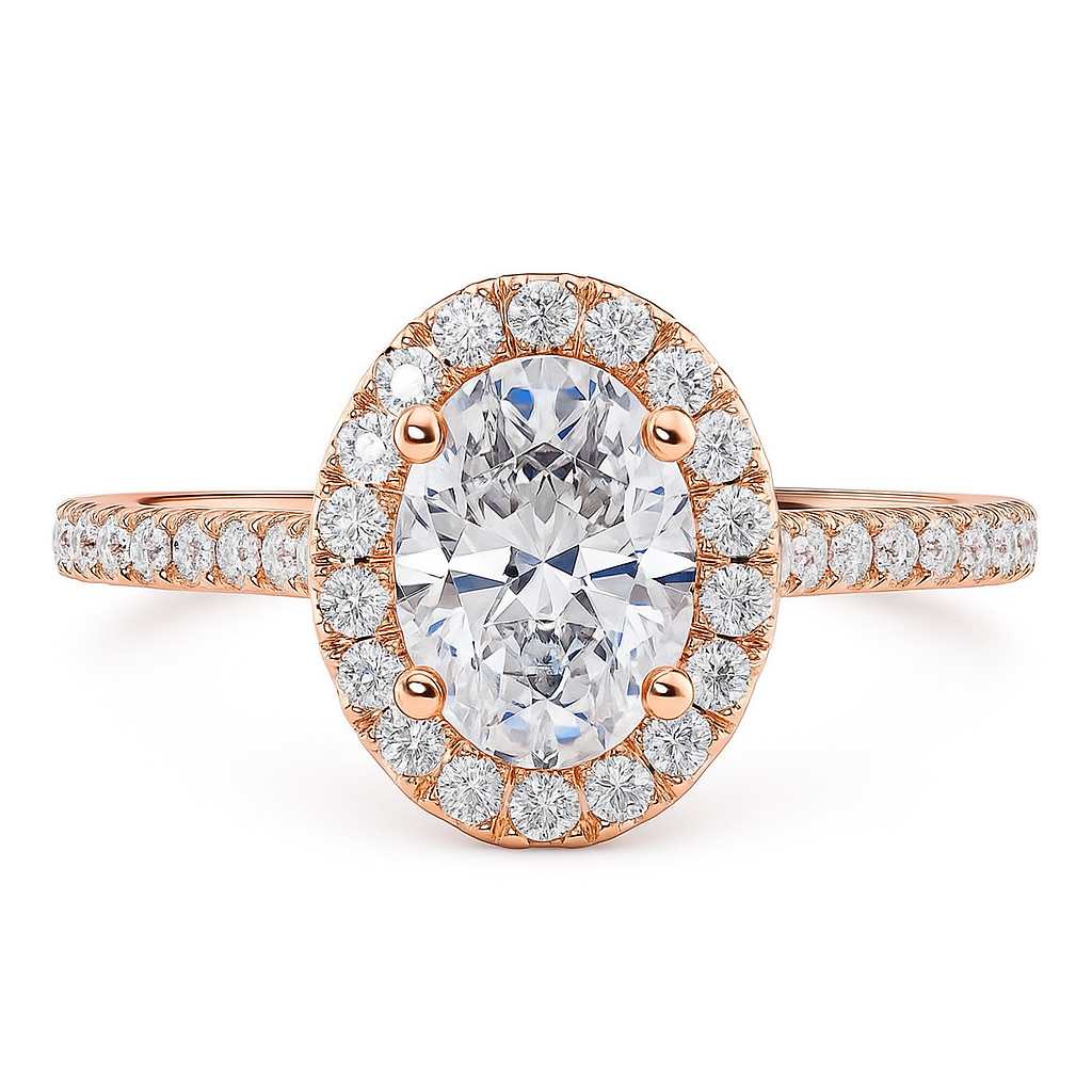 3 Carat Lab Grown Diamond Ring in 14K Yellow Gold - Future Jewelry