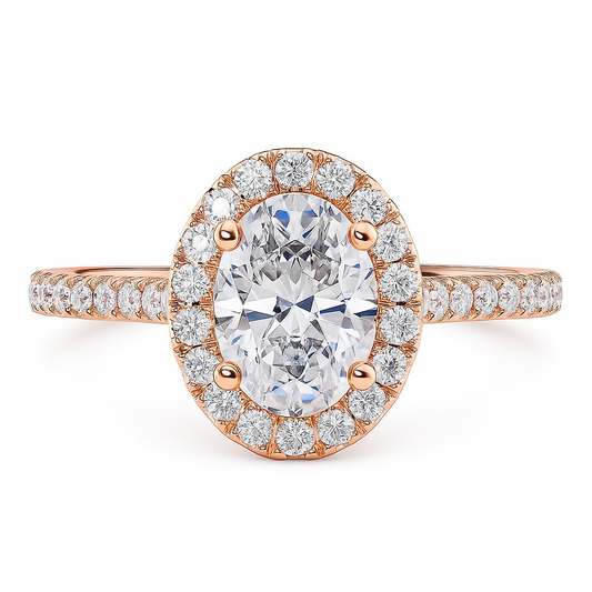 3 Carat Lab Grown Diamond Ring in 14K Yellow Gold - Future Jewelry