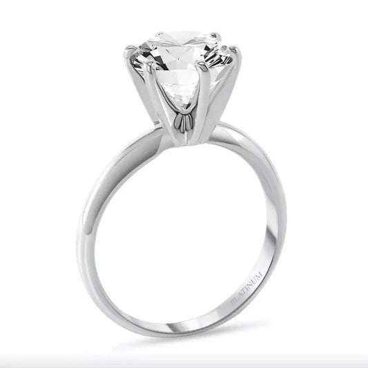 3 Carat Lab Grown Diamond Ring in Platinum or White Gold - Future Jewelry