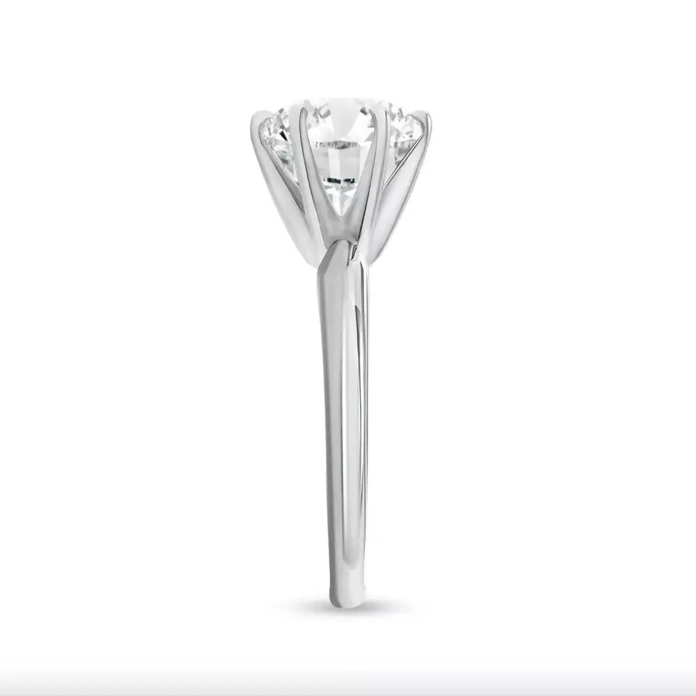 3 Carat Lab Grown Diamond Ring in Platinum or White Gold - Future Jewelry
