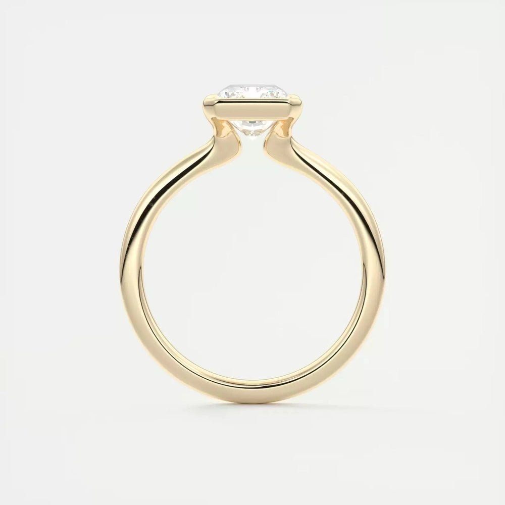 3 Carat Radiant - Cut Lab - Created Diamond Engagement Ring 14k Yellow Gold - Future Jewelry