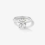 3 Carat Round Lab Grown Diamond Solitaire Ring