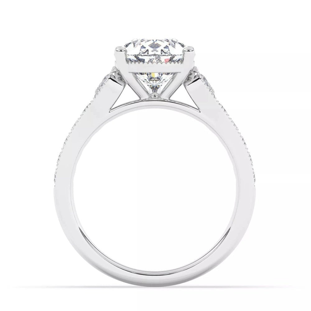 3.10 Carat Lab - Grown Diamond Engagement Ring in Platinum - Future Jewelry