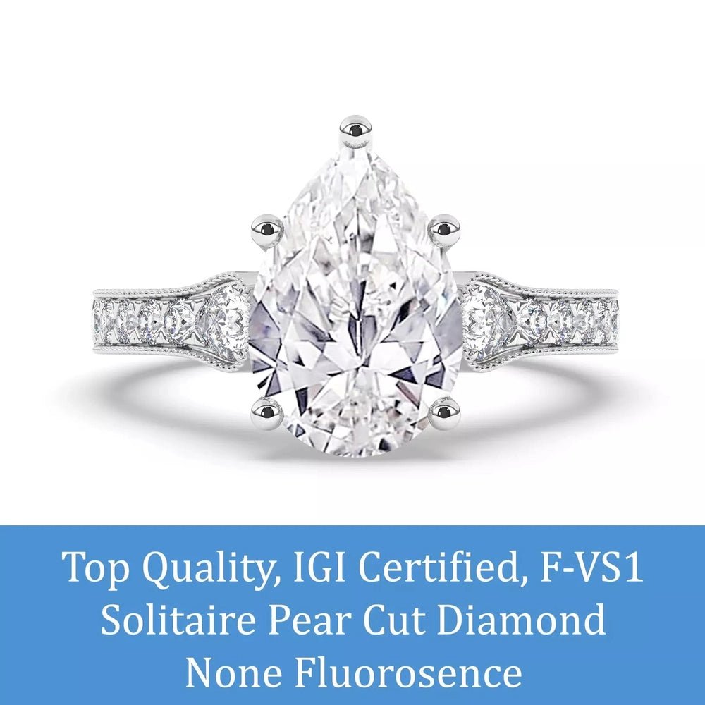 3.10 Carat Lab - Grown Diamond Engagement Ring in Platinum - Future Jewelry
