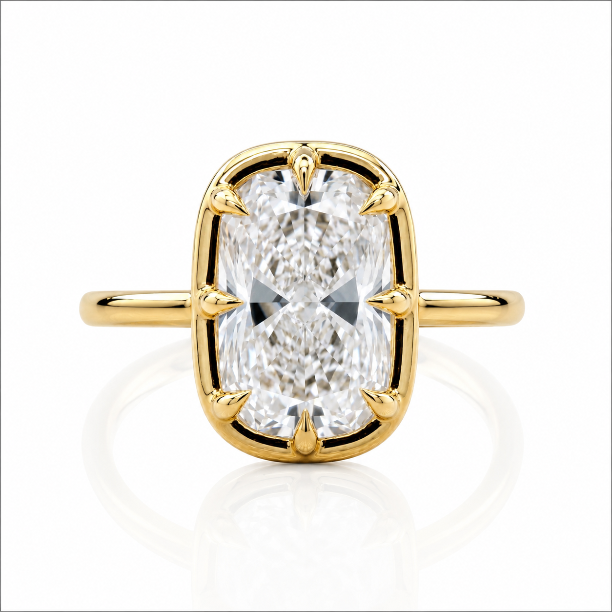 Future Jewelry™ 3 Carat Oval Lab Grown Diamond Ring in 14K Gold | F VS1 IGI Certified | Limited Edition 1 of 700