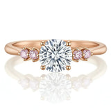 1.4 Carat Lab Grown Diamond Engagement Ring, 14K Yellow Gold